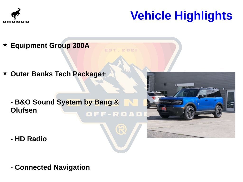 2025 Ford Bronco Sport Outer Banks