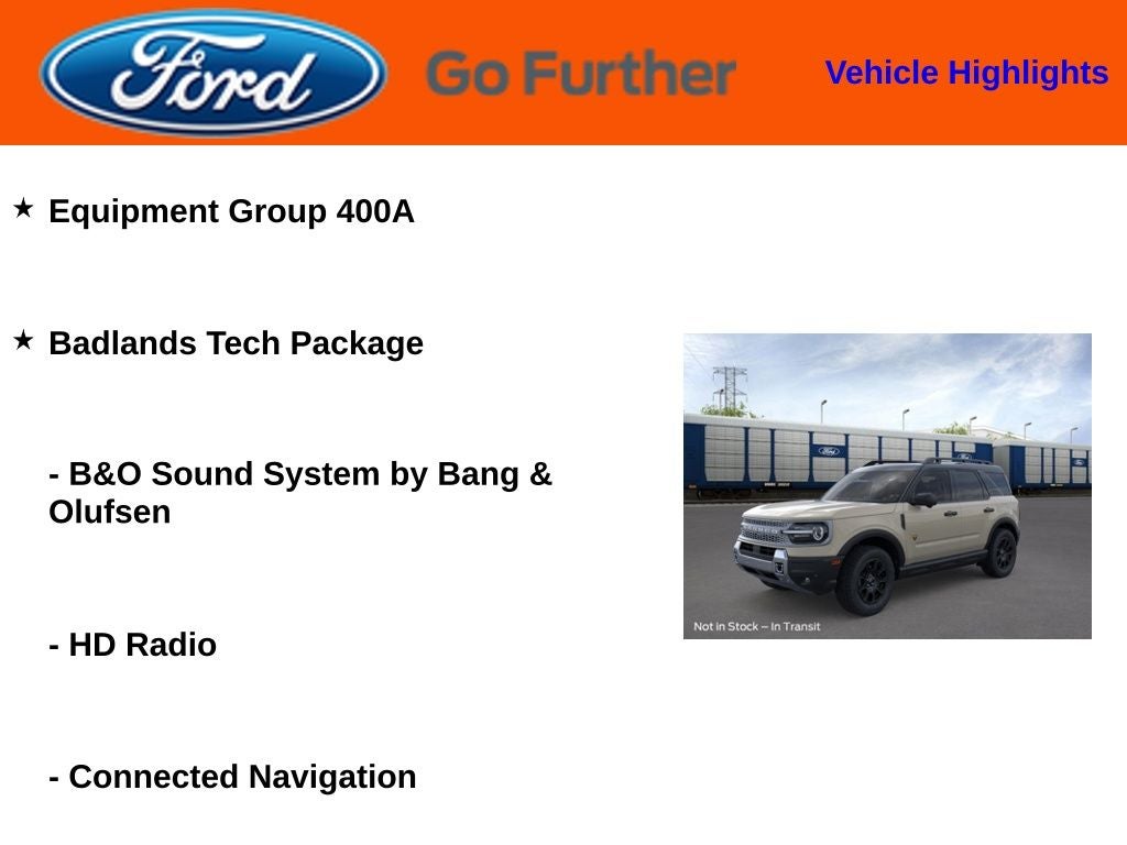 2025 Ford Bronco Sport Badlands