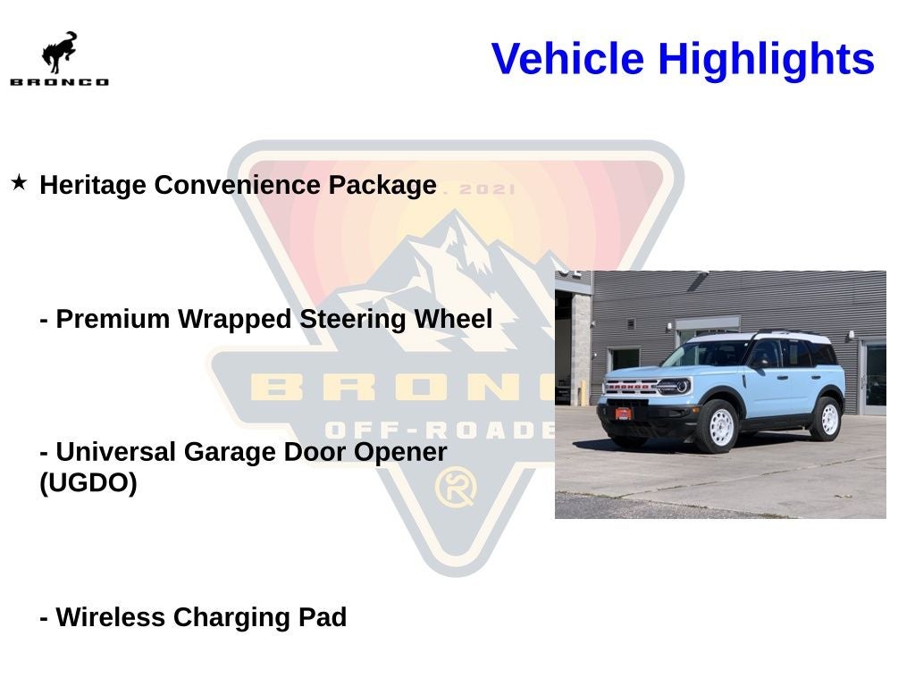 2024 Ford Bronco Sport Heritage