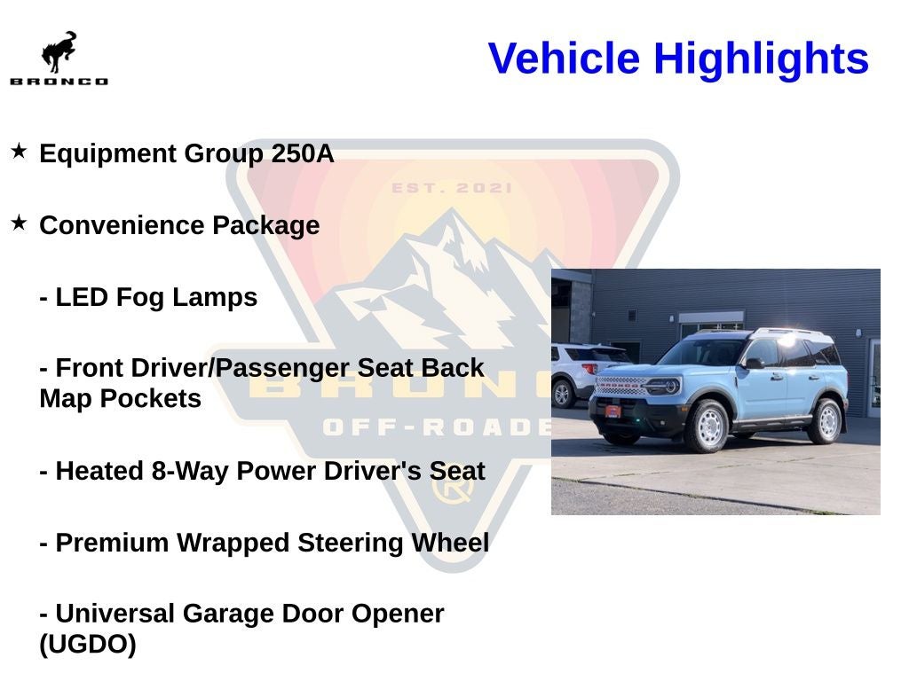 2025 Ford Bronco Sport Heritage