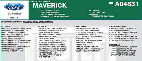 2023 Ford Maverick Lariat