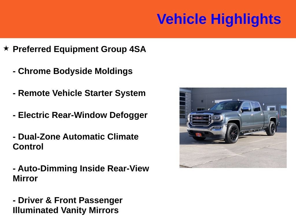 2018 GMC Sierra 1500 SLT