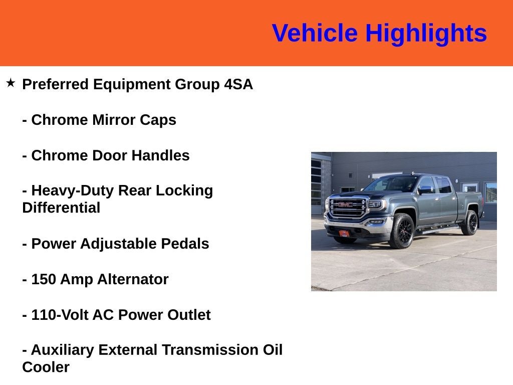 2018 GMC Sierra 1500 SLT