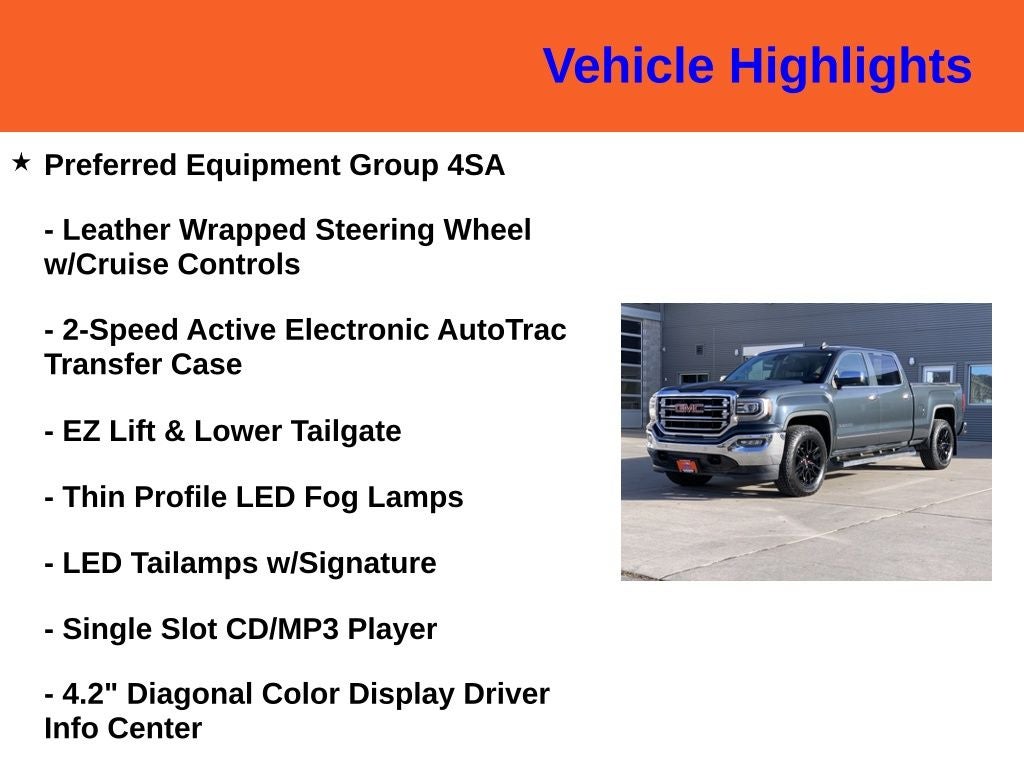 2018 GMC Sierra 1500 SLT