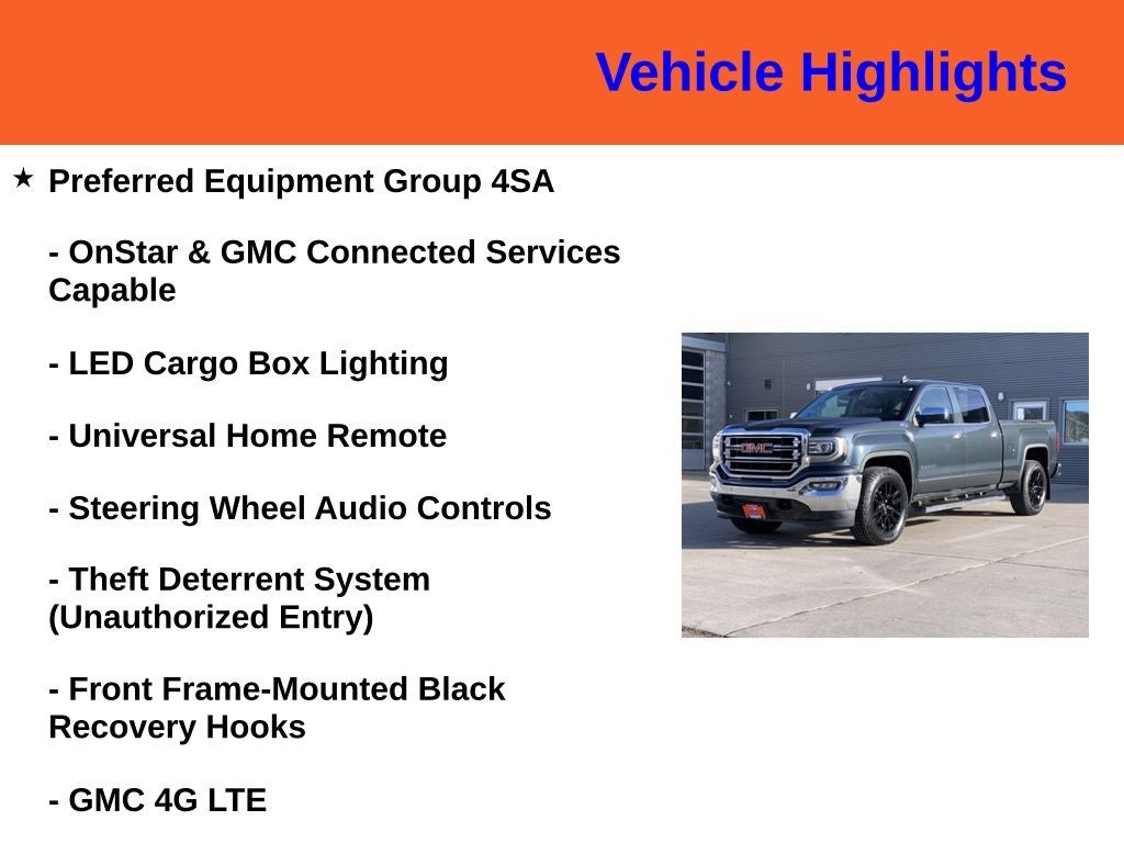 2018 GMC Sierra 1500 SLT