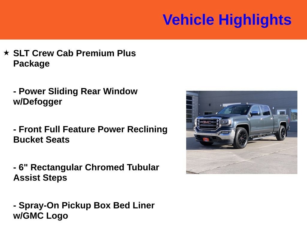 2018 GMC Sierra 1500 SLT