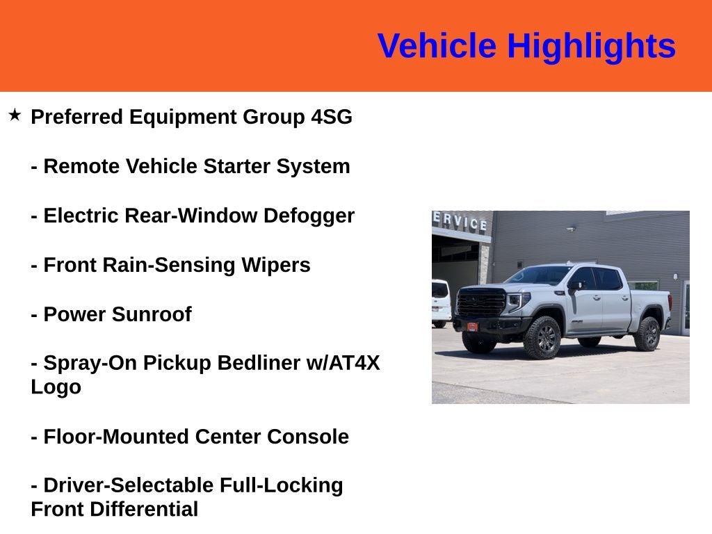 2024 GMC Sierra 1500 AT4X