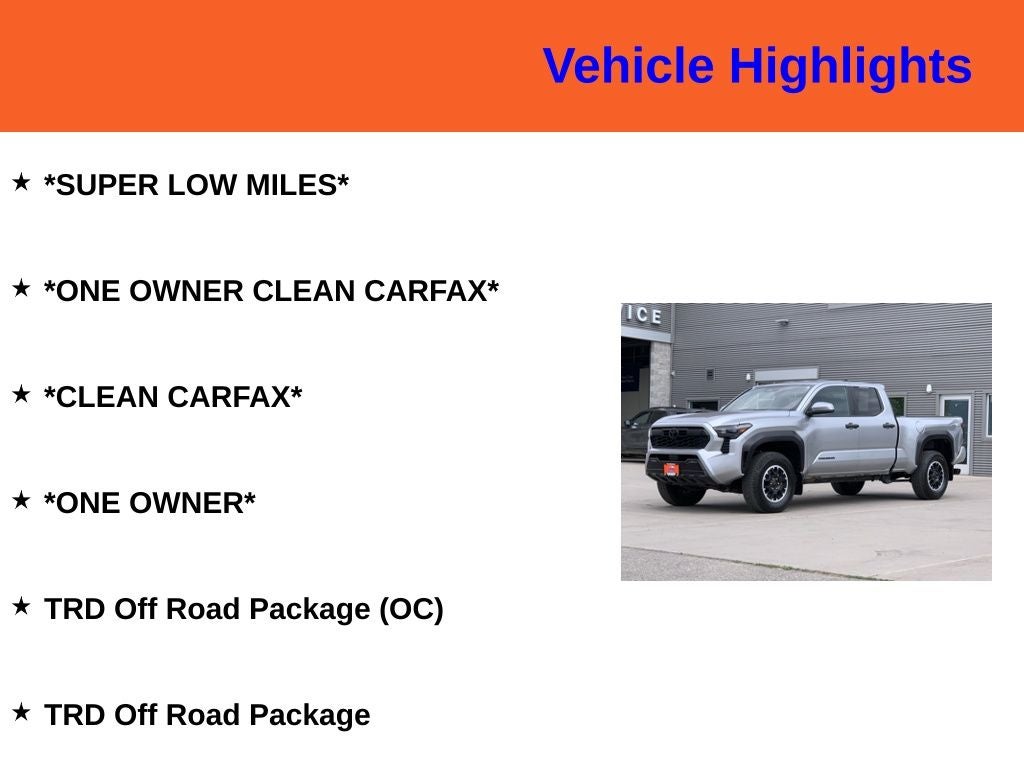 2025 Toyota Tacoma TRD Off-Road