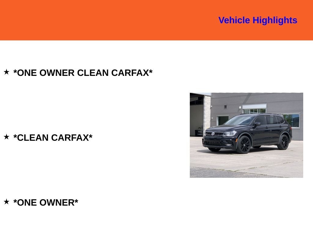 2020 Volkswagen Tiguan 2.0T SE R-Line Black 4Motion