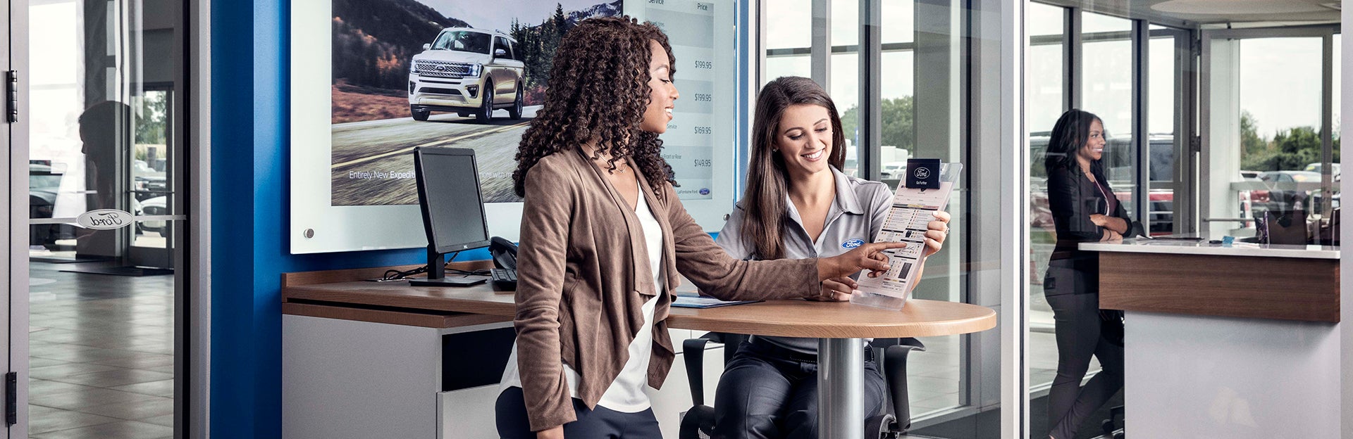 Finance Department Jeana, Mandy, and Kesley at Caribou Ford in Soda Springs ID