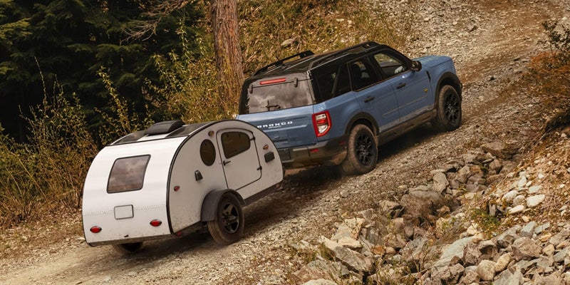 2026 Ford Bronco Sport towing a trailer