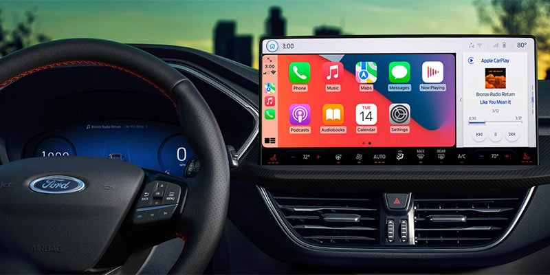 Front console of a 2026 Ford Escape